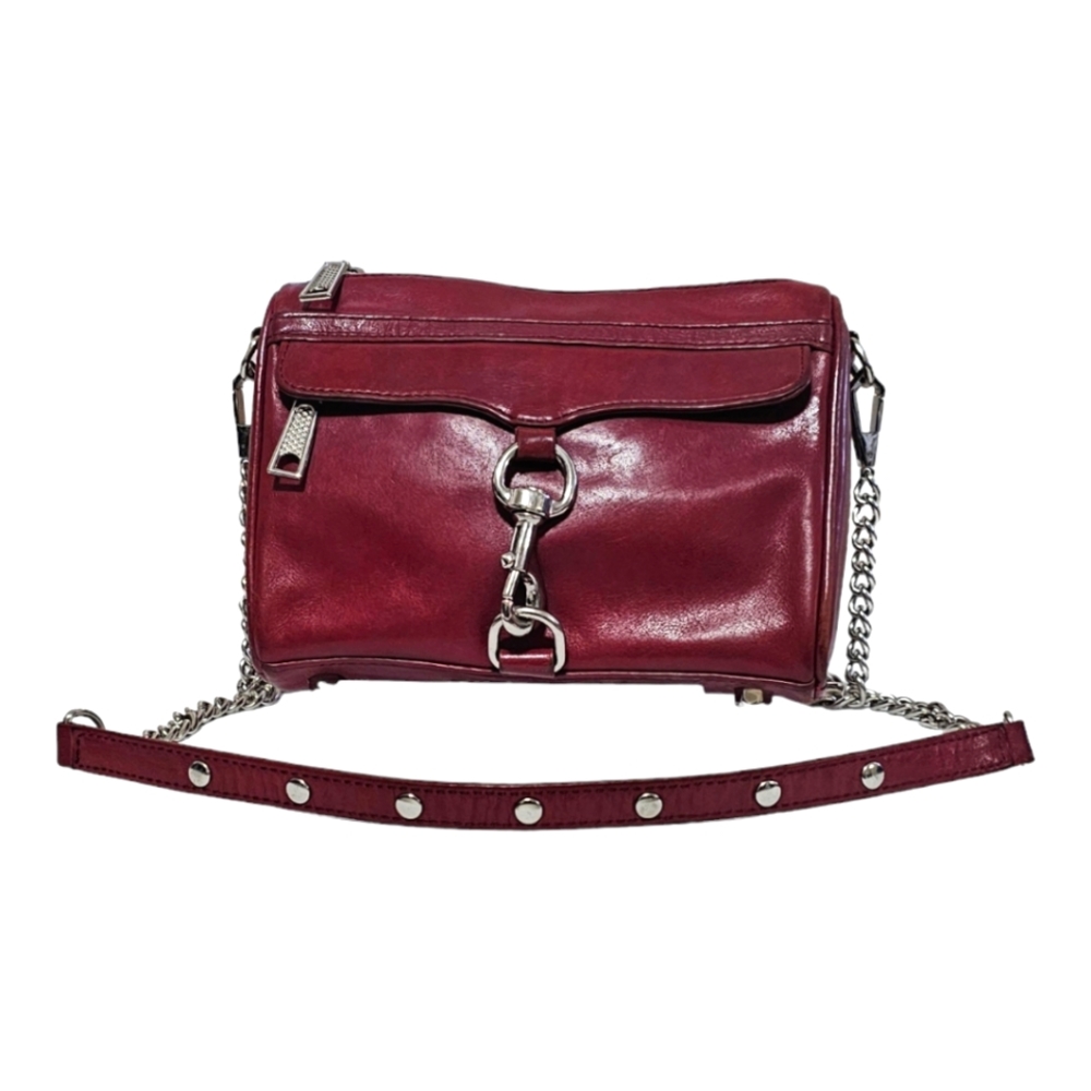 REBECCA MINKOFF M.A.C Crossbody with Chain Strap Sienna Brick